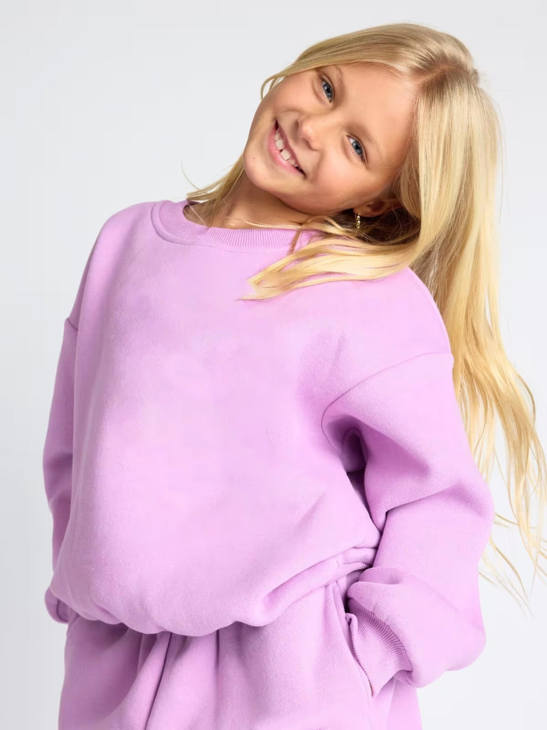 Damen lässiges Sweat-Set mit voluminösem Oberteil und bequemen Jogginghosen R&B