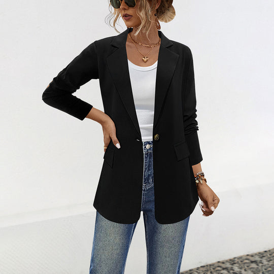 Damen Blazer mit elegantem Schnitt und praktischen Taschen R&B