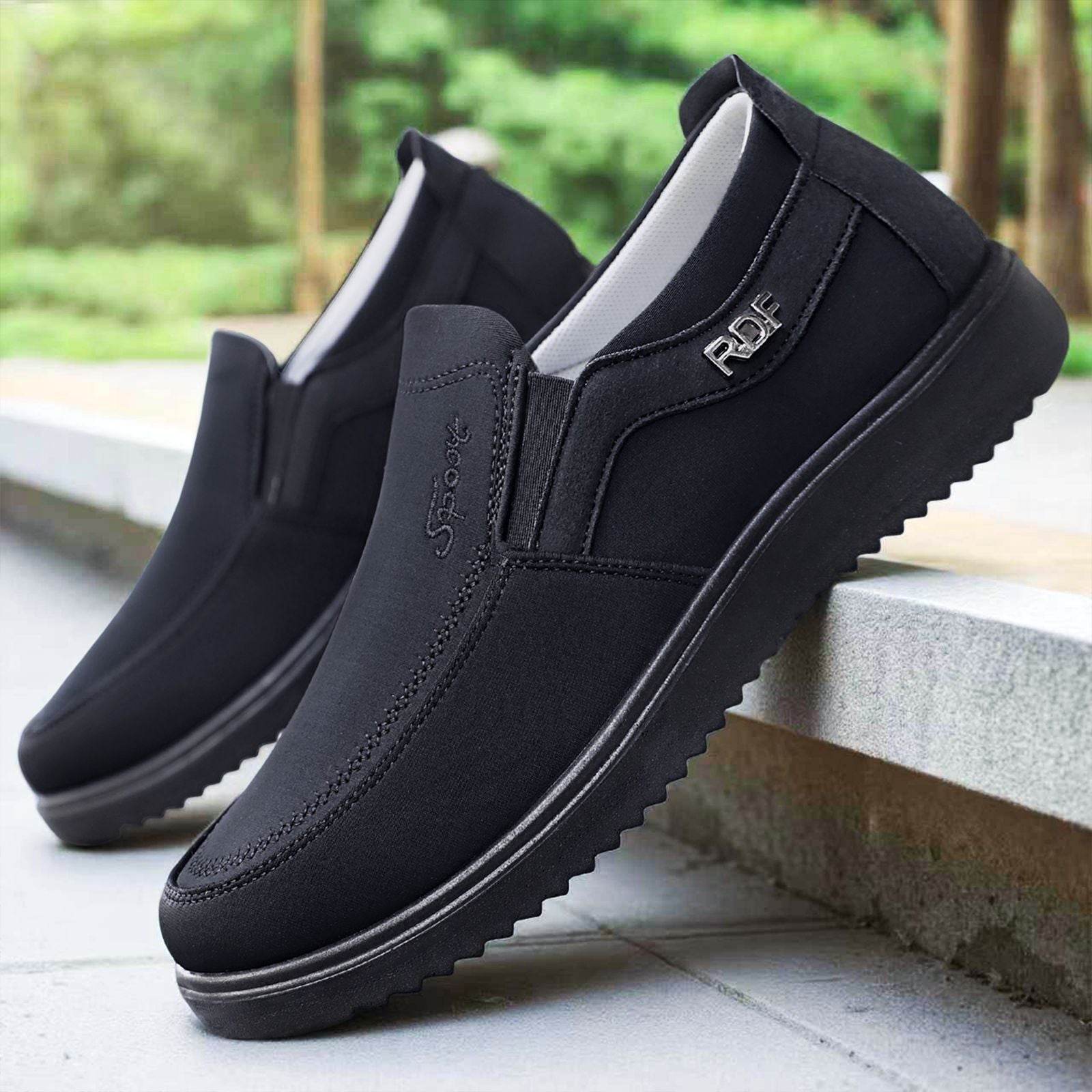 Damen Bequeme und elegante Slip-On Schuhe mit elastischem Einstieg