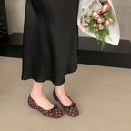 Damen Ballerinas mit verspielt gepunktetem Design und zarter Schleifenverzierung R&B