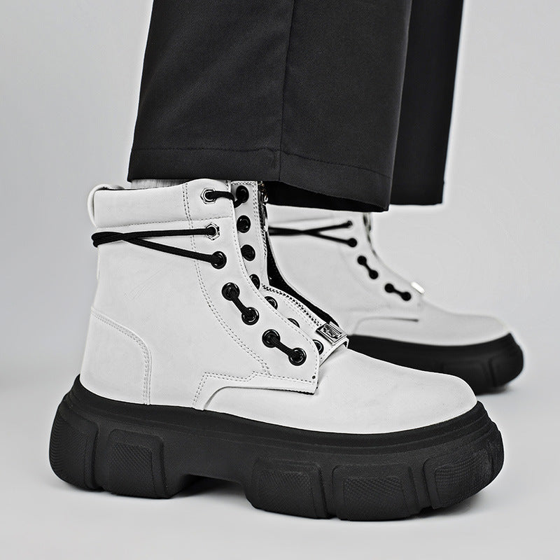Damen robuste Combat Boots mit rutschfester Sohle und innovativem Schnürsystem R&B