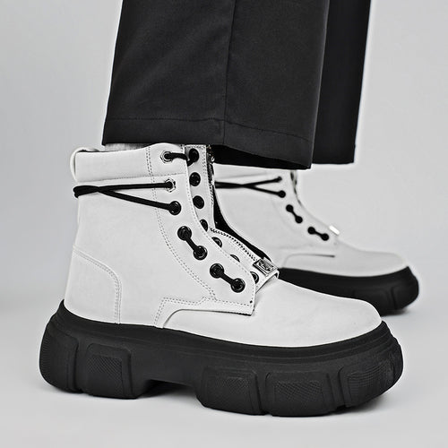 Damen robuste Combat Boots mit rutschfester Sohle und innovativem Schnürsystem R&B