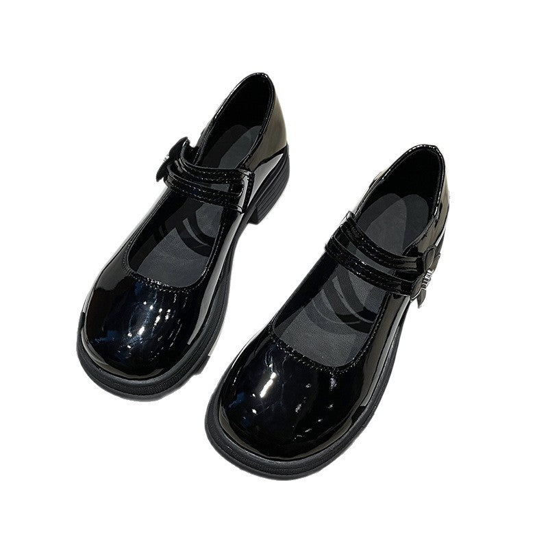 Damen Ballerina-Schuhe mit floralem Dekor und komfortablem Riemchen EB