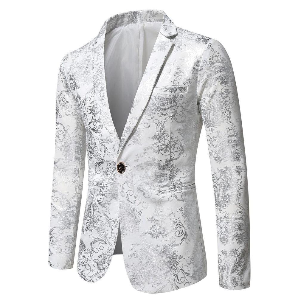Damen eleganter Blazer mit floralem 3D-Design R&B
