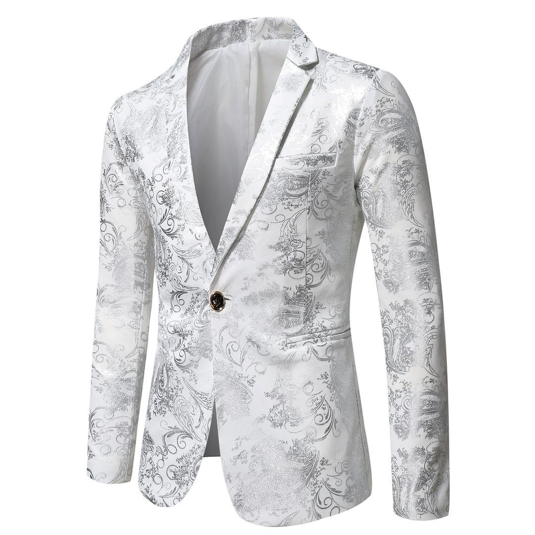 Damen eleganter Blazer mit floralem 3D-Design R&B