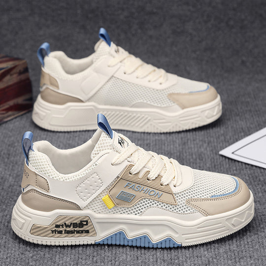 Damen Sportliche Sneakers mit atmungsaktivem Obermaterial und stoßdämpfender Sohle R&B