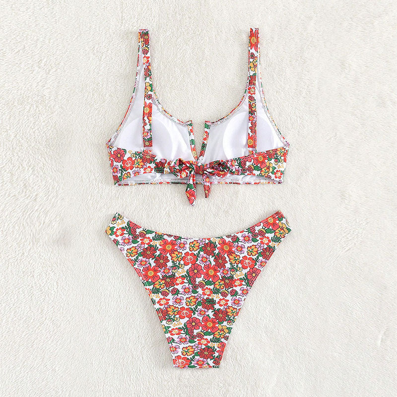 Damen Floral Design Bikini R&B