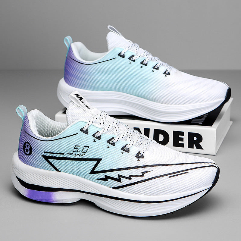 Damen Hochleistungs-Laufschuhe mit atmungsaktiver Mesh-Oberfläche und dämpfender Sohle R&B