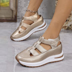 Damen Sportliche Sandalensneaker mit atmungsaktiver Oberflächenstruktur und flexiblem Komfortfutter R&B