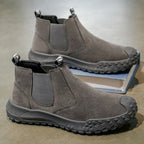 Damen Chelsea Stiefel aus hochwertigem Wildleder mit wasserdichter Sohle und rutschfestem Profil