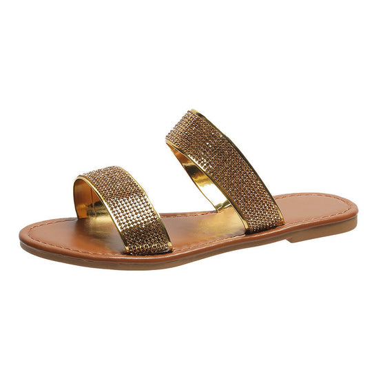 Damen Glitzernde Riemchen-Sandalen mit elegantem Design und komfortablem Fußbett R&B