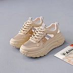Damen Sportliche Chunky Sneakers mit atmungsaktivem Obermaterial und rutschfester Sohle R&B
