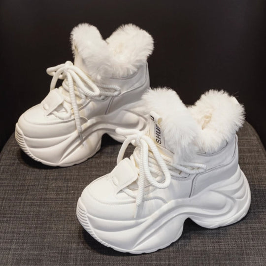 Damen Winter-Sneaker mit kuscheligem Innenfutter und rutschfester Sohle R&B