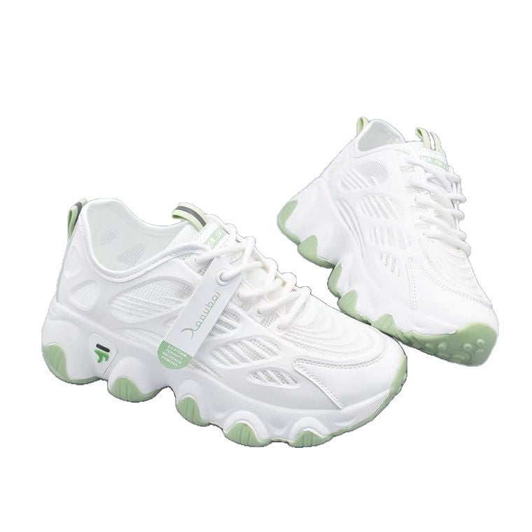 Damen Sportliche Sneakers mit atmungsaktivem Netzmaterial und dämpfender Sohle