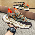 Damen sportliche Mesh-Sneaker mit innovativem Schnürsystem und dämpfender Sohle R&B