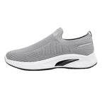 Damen Bequeme Slip-On Sneakers mit atmungsaktivem Strickobermaterial R&B