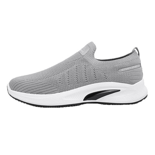 Damen Bequeme Slip-On Sneakers mit atmungsaktivem Strickobermaterial R&B