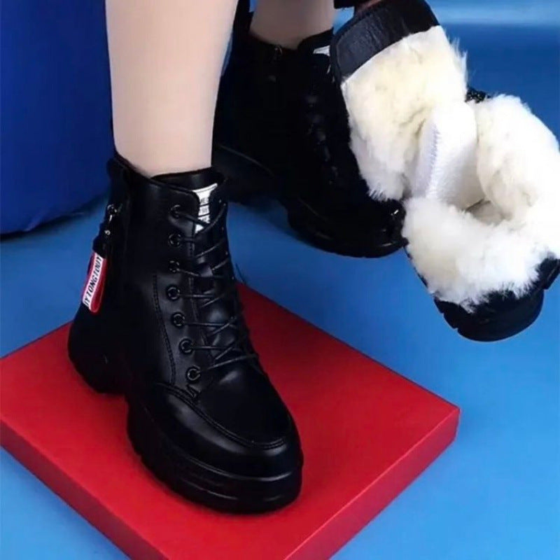Damen Modische und bequeme High-Top Stiefel R&B