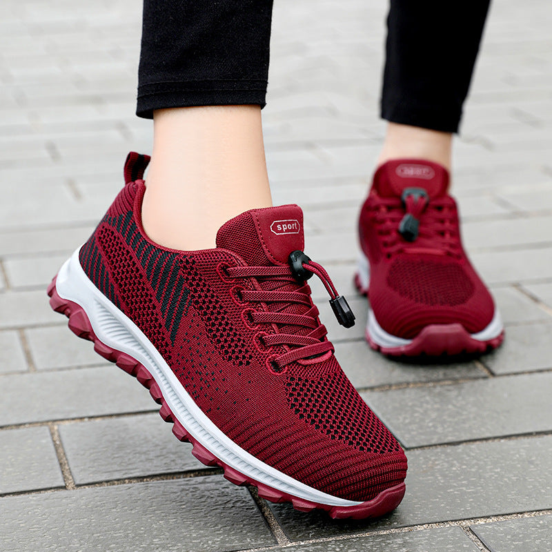 Damen Atmungsaktive Laufschuhe mit rutschfester Sohle und flexiblem Obermaterial R&B