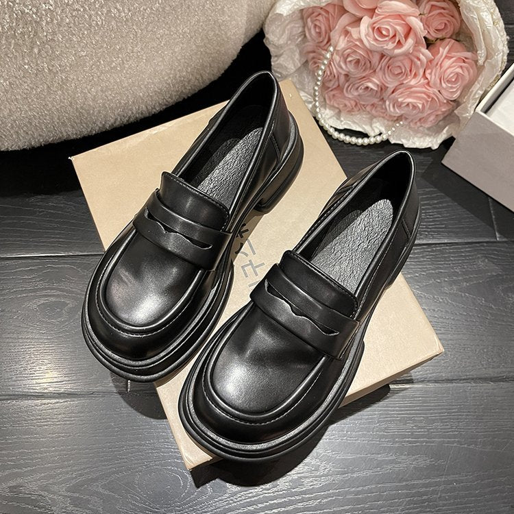 Damen moderner Loafer mit eleganter Schnallenverzierung R&B