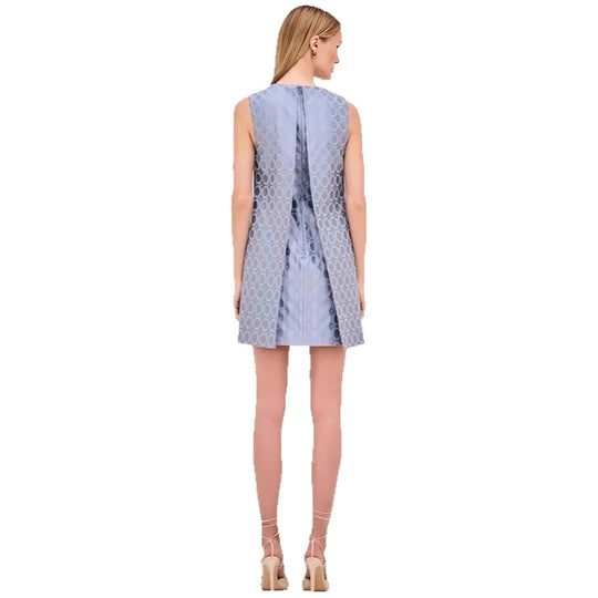 Damen nan Jacquard-Zweiteiler mit ärmelloser Longweste und tailliertem Bustier-Minikleid R&B