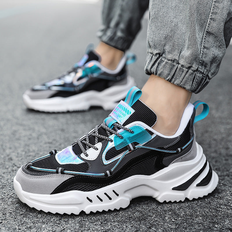 Damen Sportliche Streetwear-Sneaker mit gepolsterter Sohle und atmungsaktiver Struktur R&B