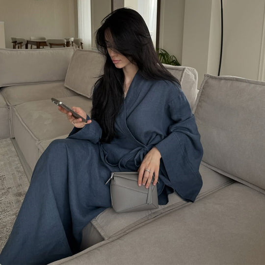 Damen lässiger Kimono Anzug R&B