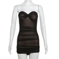 Damen Bandeau Badeanzug mit raffinierten Drapierungen R&B