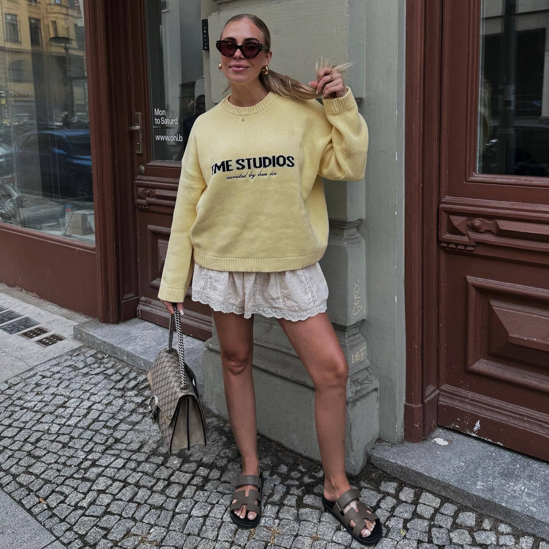 Damen Oversized Pullover R&B