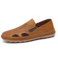 Damen luftige Leder Slipper R&B