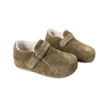 Damen Clogs mit weichem Innenfutter und praktischem Riemenverschluss R&B
