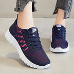 Damen Sportliche und atmungsaktive Sneakers mit elastischem Obermaterial R&B