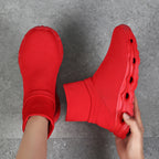 Damen Komfortable High-Top Sneakers aus atmungsaktivem Strick-