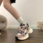 Damen Sportliche Sneakers mit atmungsaktivem Mesh und rutschfester Sohle