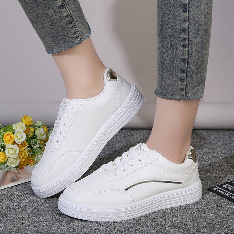 Damen Modische und elegante Sneaker mit metallic Akzenten R&B