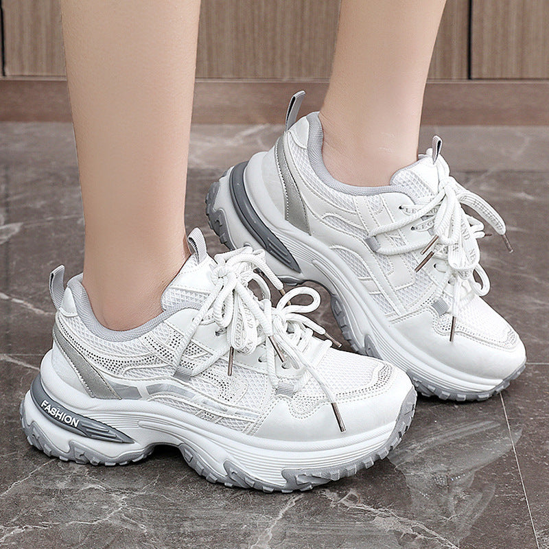 Damen Sportliche Sneakers mit atmungsaktivem Obermaterial und schockabsorbierender Sohle R&B