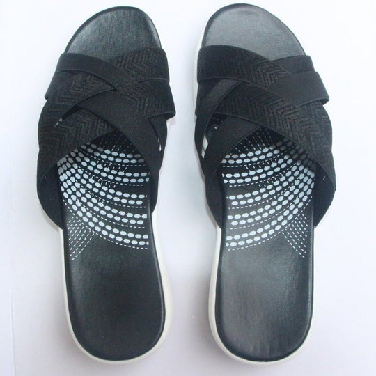 Damen Komfortable Riemensandalen mit verstellbaren Riemen R&B