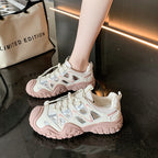 Damen Sportliche Sneaker mit atmungsaktiver Mesh-Oberfläche und rutschfester Sohle R&B