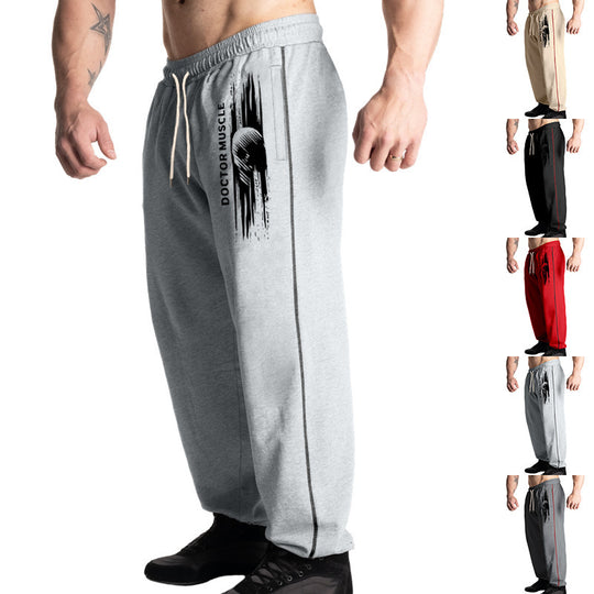 Herren Bequeme Sportjogginghose mit seitlichen Taschen und verstellbarem Kordelzug R&B