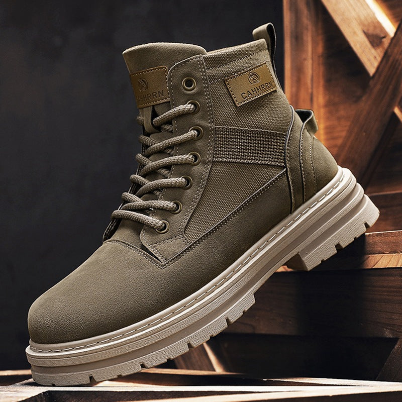 Damen robuste High-Top Stiefel mit praktischer Schnellschnürung und verstärktem Profil R&B