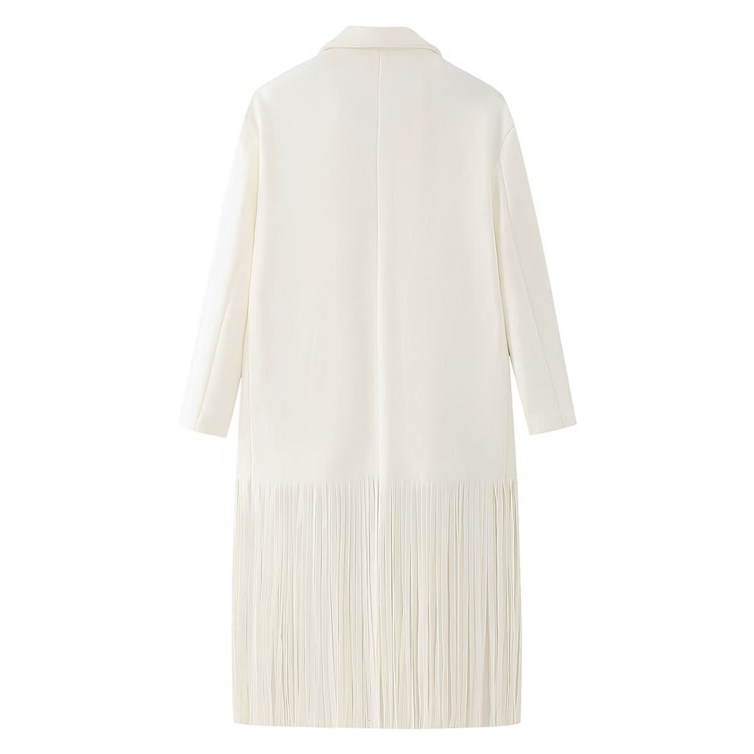 Damen Fransen-Blazer mit eleganter Passform und modernem Design R&B