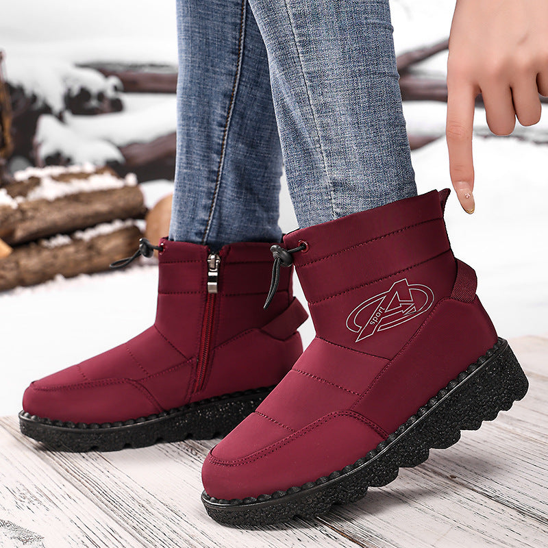 Damen Wärmende Winterboots mit rutschfester Sohle und praktischem Schnürsystem