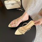 Damen elegante Plateau-Sandalen mit verstellbaren Riemchen