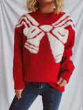Damen Strickpullover mit festlichem Design und weichem Material R&B