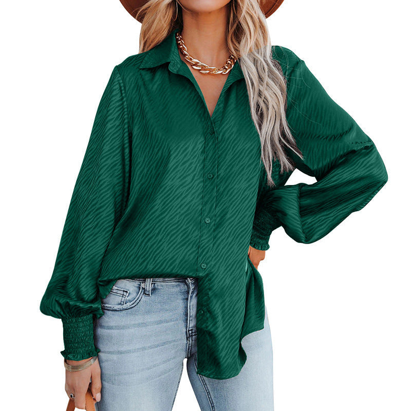 Damen Elegante Bluse mit Raffungen und lässigem Schnitt R&B