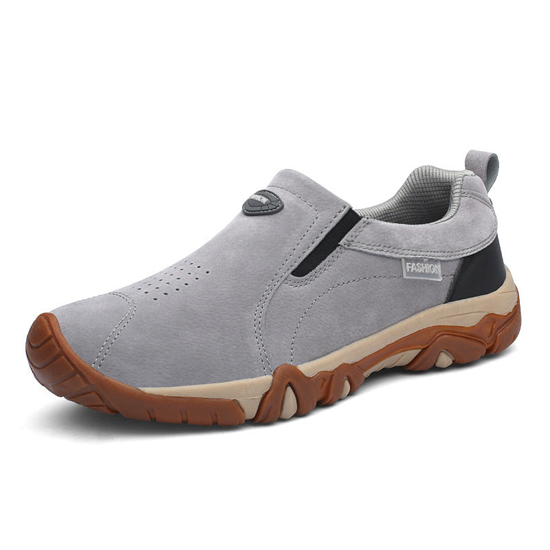 Damen bequeme Slip-On Sneakers mit atmungsaktiver Oberfläche R&B