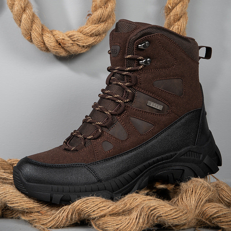 Herren Robuste Outdoor-Boots mit hohem Knöchelschutz und rutschfester Sohle R&B