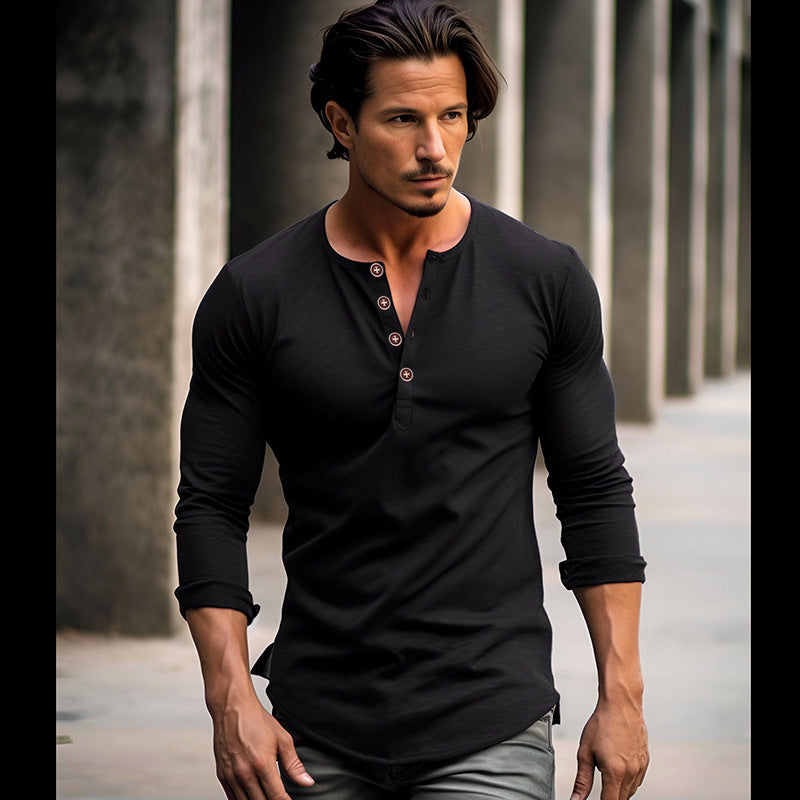 Herren Langarmshirt R&B