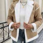 Damen Übergangsjacke mit gefüttertem Kragen und seitlichen Taschen R&B