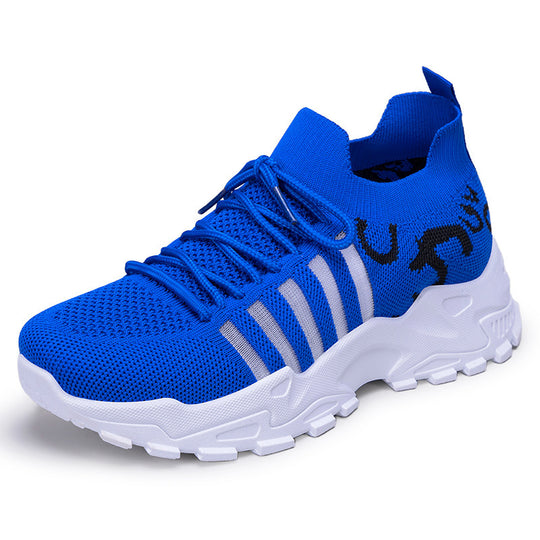 Damen Sportliche Sneakers mit elastischem Strickdesign R&B